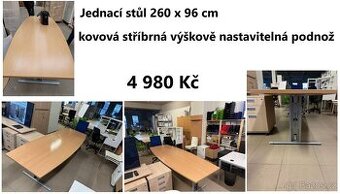 prodám jednací stůl 260 x 96 cm