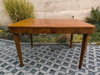 Art Deco jídelní rozkládací stůl Jindřich Halabala