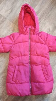 Dívčí zateplená zimní bunda/kabátek zn. Next, vel. 104