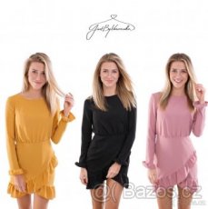 Šaty - justbyveronika hořčičně žlutá