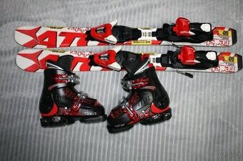 detské lyže Atomic redster 80 cm, lyžaky Nordica