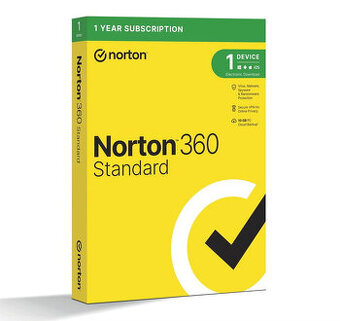 Norton 360 Standard 10GB, VPN, 1 uživatel, 1 zařízení, 1 rok