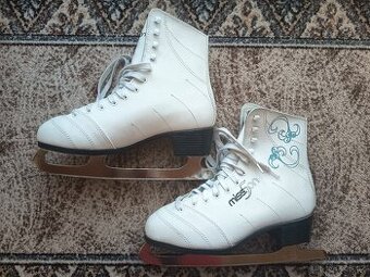 Lední brusle dámské kožené