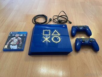 Playstation 4 slim 500GB modrá limitka PS4