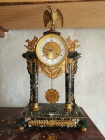 Francouzské mramorové hodiny - 1