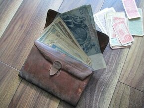Peněženka s bankovky