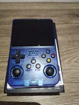 Handheld konzole R36S (barva modrá) 15000 her