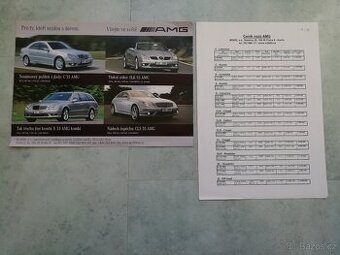 Mercedes AMG - prospekt a ceník 2005 - doprava v ceně