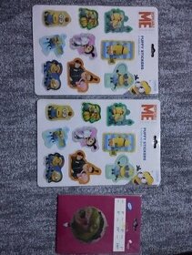 Samolepky+balónek Nové Mimoni