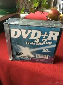prod. 10 ks disket DVD+R á 4,7 GB zn. X-SITE