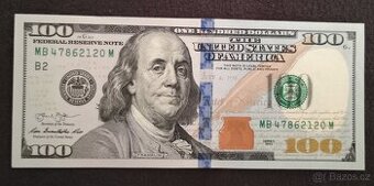 USA - 100 Dolarů bankovka, 2013, UNC