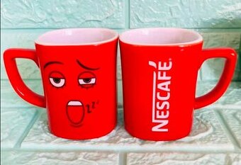 Predám hrnčeky NESCAFÉ - klasické i tie s ksichtíkom :)) - 1