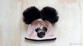 Zimní čepice, čepička Minnie vel. 92/98