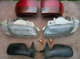 Opel Astra F světla, zrcátka, blikače