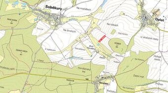 Zemědělská půda, prodej, Horušany, Soběkury, Plzeň jih - 1