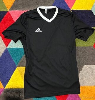 ADIDAS SLIM SPORTOVNÍ PÁNSKÉ TRIKO -BLACK L