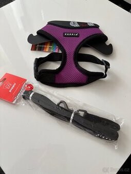 Postroj/kšíry s vodítkem Puppia