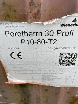Cihly porotherm 30 cm