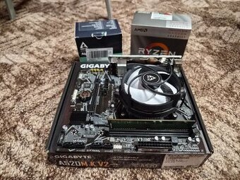 AMD Ryzen 3 3200G + Gigabyte A520M K V2 + 8GB RAM DDR4