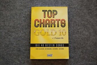 Top Charts Gold 10 - noty pro klavír, keyboard, kytaru