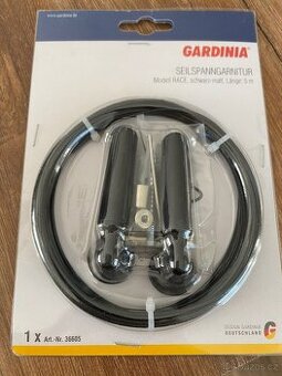Gardinia Lanková souprava Race 1 lanko, černá matná, 5 m