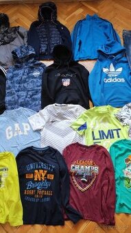 Oblečení na kluka vel. 158 - S Adidas, Nike...