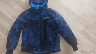 Modrá zimní lyžařská bunda vel. 134/140