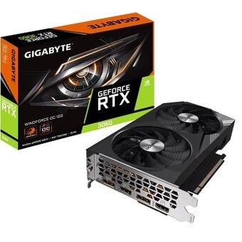 GIGABYTE VGA NVIDIA GeForce RTX 3060 WINDFORCE OC 12G Rev. 2