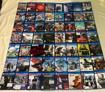 Dětské hry + závodní ps4 ps5