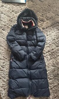 Luxusní prošívaný péřový kabát zn Tommy Hilfiger vel L