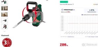 Elektrické Kladivo kango zár.3 roky nepoužité -40%