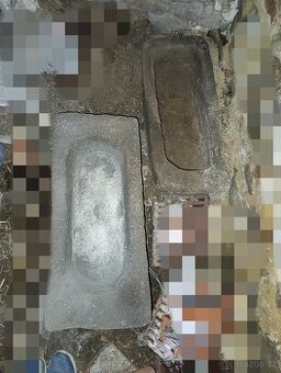 Kamenná koryta 2 ks