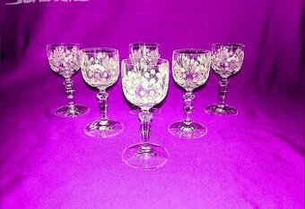 Broušené likéry Bohemia Glass