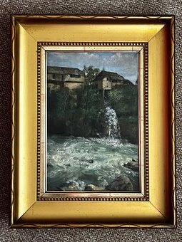 Dva staré obrazy - olej na plátně Václav Kejmar (1903)