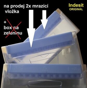 INDESIT originál vložka na led do šuplíku - 1