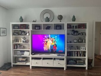 IKEA HEMNES obývací stěna - bílé mořidlo