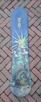 Snowboard dětský délka 115 cm, bez vázání.