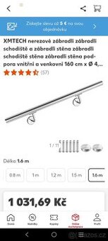 Nerezové zábradlí