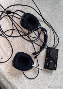 Herní sluchátka s mix ampem