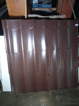 Plechová krytina imitace taška