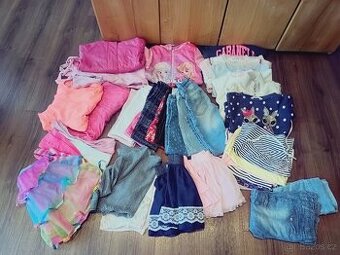 Set dívčího oblečení vel 122-128