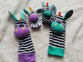 ponožky/náramky kontrastní sada