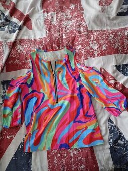 Pestrobarevná halenka L