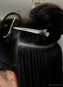 Prodloužení vlasů tape in + sundání vlasů tape in (keratin)