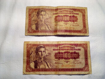 YU bankovky