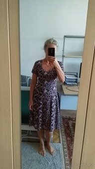 Klasické společenské šaty s krajkou + bolerko vel. 36-38