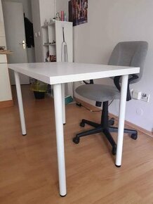 IKEA LINNMON ADILS Stůl bílý 100x60 cm - 1