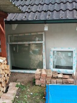 Prodám plastová okna 2sklo 1000 kč za kus