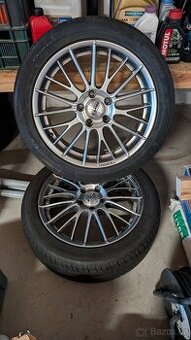 Alu kola DOTZ 7Jx17 5x112 ET48 (Škoda, VW, Seat, Audi)+pneu