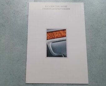 BMW E32 - katalog příplatkové výbavy 1/92 - doprava v ceně